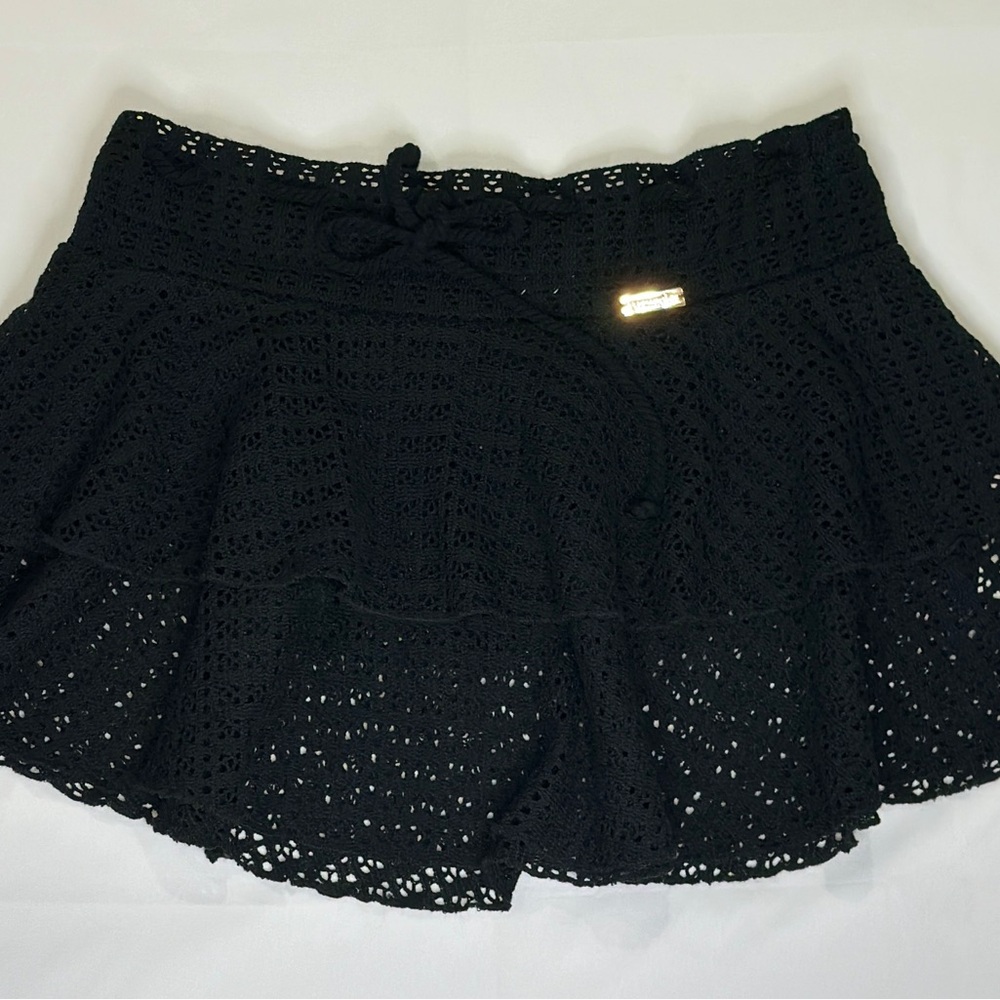 SOLD | YoungLA Black Crochet Skirt